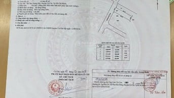 CẦN TIỀN TRẢ NỢ BÁN GẤP ĐẤT 100m² TẶNG NHÀ NÁT Ở TÂN THÔNG HỘI, CỦ CHI