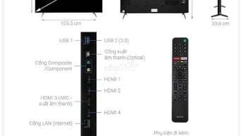 Tivi Sony 4K 55 inch KD-55X9000H 8tr