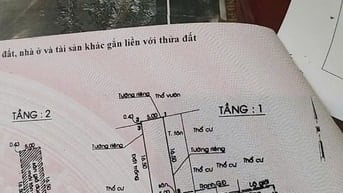 Nhà Mặt tiền-vị trí đẹp, chỉ cách Lê Thị Hà 30m-Rộng 5m
