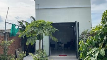Nhà vườn Đẹp mới xây mặt tiền Vườn Thơm gần cầu xáng dọc sắp xong