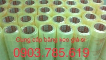 Băng keo dán thùng tại Gò Vấp, màng bọc hàng PE, giá sỉ.