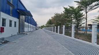 Cho thuê kho xưởng 12.000 m2 mới xây dựng,Tiền Giang :Xưởng:5.400m2