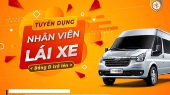 TUYỂN LÁI XE BẰNG D, E - LÀM VIỆC TẠI HÀ NỘI