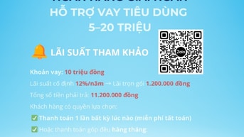 [NGÂN HÀNG GIẢI NGÂN – HỖ TRỢ VAY TIÊU DÙNG 5–20 TRIỆU]