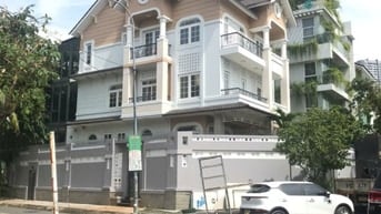 Bán biệt thự đường Trần Não góc 2 mặt tiền 15x20m, 4 tầng giá 75 TL