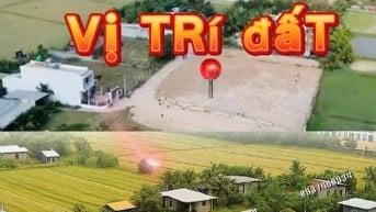 Cần bán gấp đất ngay thị trấn Hậu Nghĩa cách Vinhomes 300m xây dựng tự