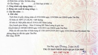 Hơn 5 tỷ , HXH 66m2 Đỗ Thừa Luông, Tân Phú gần Tân Hương không Lộ Giới