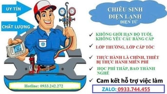 Khai giảng lớp sửa chữa điện lạnh, điện tử cấp tốc