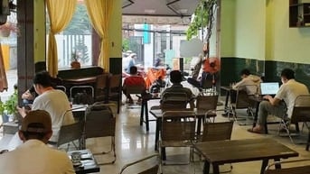 Sang quán cafe góc 2MT đường lớn đối diện trường Cao Đẳng, Bình Thạnh 