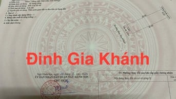 Bán Đất đường Đinh Gia Khánh, 100m2,H:Tây,giá:5,2 ty