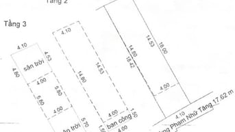 Nhà 2 kiệt, Phạm Nhữ Tăng 2,5m.(5 tầng)75m2,dtsd:200m2,giá:4.5 tỷ