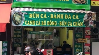 SANG NHƯỢNG QUÁN BÚN CÁ VỊ TRÍ ĐẮC ĐỊA SẦM UẤT.NHIỀU VP, NGÂN HÀNG 