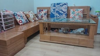 Bán bộ bàn ghế góc chữ L còn rất mới
