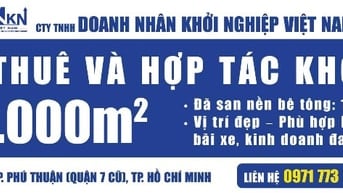 🚛 CHO THUÊ – HỢP TÁC KHO BÃI VỊ TRÍ ĐẮC ĐỊA TẠI QUẬN 7 (CŨ), TP.HCM 
