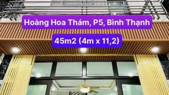 Bán Nhà Sổ Riêng-1T1L-giá 2tỷ490 SHR ngay Hoàng Hoa Thám-P5-Bình Thạnh
