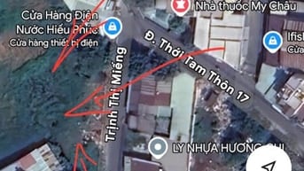 Bán đất mặt tiền đường Trịnh Thị Miếng