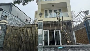 Nhà Thạnh Mỹ Lợi cho thuê. DT:8x20m, gara trệt 2 lầu, 4 phòng, có NT