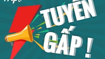 📢 TUYỂN GẤP LAO ĐỘNG PHỔ THÔNG – ĐÓNG GÓI, DÁN TEM