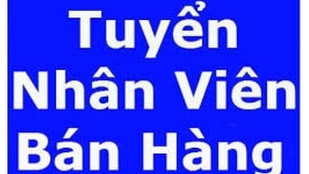 CẦN TUYỂN NHÂN VIÊN BÁN HÀNG TẠI KHU VỰC HÓC MÔN, Q.12