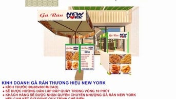 TÌm đối tác kinh doanh tự do GÀ RÁN NEW YORK 