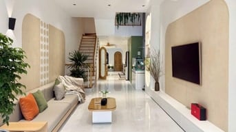 Nhà mặt tiền 1 trêt, 1 lầu - 3  PN, 2WC -  Sổ hồng riêng 