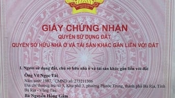 Chính chủ bán căn nhà 213m2 - Thôn Đông Hải - Xã Tân Hải - Thị Xã Phú 