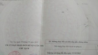 Cần bán 5653m2 đất lúa ven sông ấp 3,Tân Phước Tây, Tân Trụ, Long An