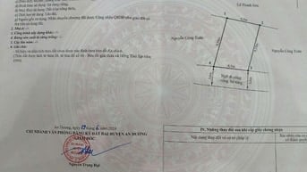 Bán lô đất 65m2 tại Đào Yêu, Hồng Thái, An Dương. Giá 1,3 tỷ