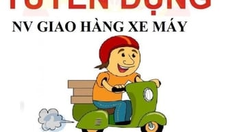 CÔNG TY PHÁT HƯNG THỊNH TUYỂN 1 BẠN NAM GIAO HÀNG XE MÁY 