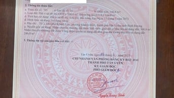 Chính chủ cần bán gấp lô đất đẹp ở DH406 Phường Khánh Bình