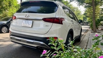 Gia đình bán xe Huyndai Santa Fe bản máy dầu SX 2019