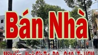 Bán Nhà Mặt Tiền : Ngô Gia Tự - P.9 - Q.10 - dt:3x11m - trệt 2 lầu