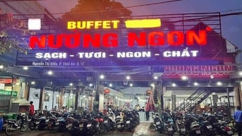 Sang nhượng quán buffet Quận 12 thuê 36,5tr- doanh thu 400-500tr/tháng