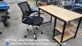 Bàn làm việc , bàn học chân sắt giá rẻ tại HCM - Nhận làm theo yêu cầu
