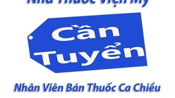 Cần Tuyển Nhân Viên Bán Thuốc Ca Chiều. 141 Hoàng Xuân Nhị P.Tân Phú