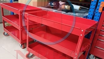 Mẫu xe đẩy dụng cụ, xe đựng đồ nghề 3 ngăn