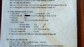 XỬ LÝ CÔNG VIỆC CẦN BÁN GÁP NHÀ PHỐ CẤP 3 TẠI LÊ THỊ HỒNG PHƯỜNG 17 