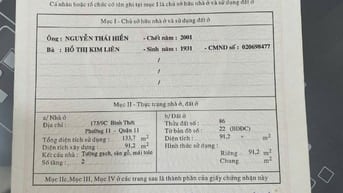 Chính chủ bán rẻ nhà C4 tiện xây mới, HXH 8m ra gần MT Bình Thới.