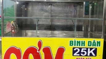 Tủ bán cơm, tủ nấu ăn di động thanh lý rẻ