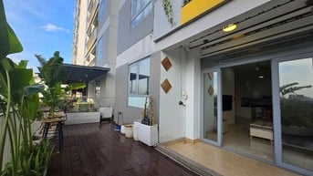 Cho thuê căn hộ sân vườn Opal Garden 2PN, view hồ bơi đẹp nhất khu
