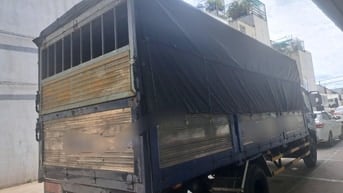 Gia đình cần bán xe tải mui phủ bạt hyundai mighty EX 8 sx 2022