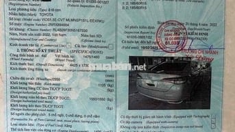 Toyota Vios 2022 1.5E CVT - 47500 km