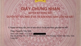 Cần bán đất khu vực Đức Hòa, Long An, 1140m2, 4.5 Tỷ còn thương lượng