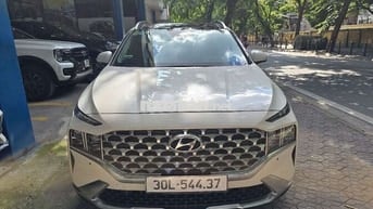 Hyundai Santafe 2.5 Cao Cấp màu trắng