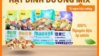 🥜 Hạt Dinh Dưỡng Mix – Tiện Lợi Mang Theo Mọi Nơi 🎒