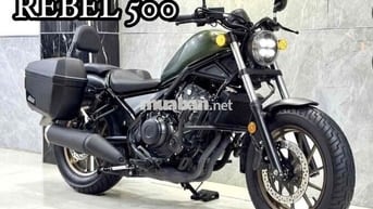 Honda Rebel 500 màu xanh quân đội