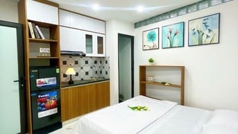 Bán tòa căn hộ 197 Hoàng Mai: 55m2, 7 tầng, 12 phòng, full nội thất