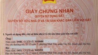 Bán đất thổ cư 482.5m2 mặt đường Lạc Long Quân, sổ đỏ đủ 2MT sát Lotte