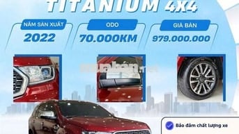 Ford Everest 2022 Titanium 2.0L 4x4 AT - 70000 km