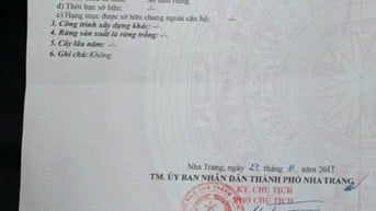 CH265 Bán căn hộ tầng 2 chung cư Vĩnh Phước gần bãi biển Hòn Chồng